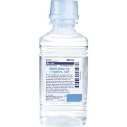 Baxter Baxter Canada Sterile Water For Irrigation In Plastic 500ml Pour Bottle 15/Bx