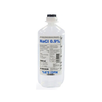 B Braun B Braun Normal Saline 0.9% Sodium Chloride Injection USP  500mL