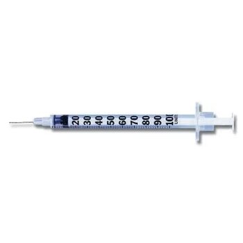 BD Medical BD Microfine Lo-Dose Insulin Syringe w/Needle 28G x .5" 100/bx