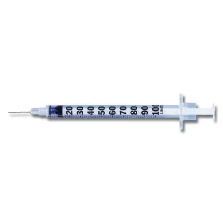 BD Medical BD Microfine Lo-Dose Insulin Syringe w/Needle 28G x .5" 100/bx