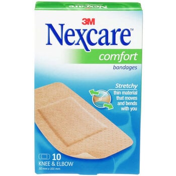 3M Nexcare Comfort Strip 1.8"x4" Knee & Elbow 10/bx