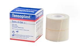 BSN Tensoplast Robust Elastic Adhesive Bandage 10cm X 4.5m Beige Latex Non-Sterile