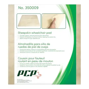 PCP-PCP Medical PCP Sheepskin Wheelchair Pad