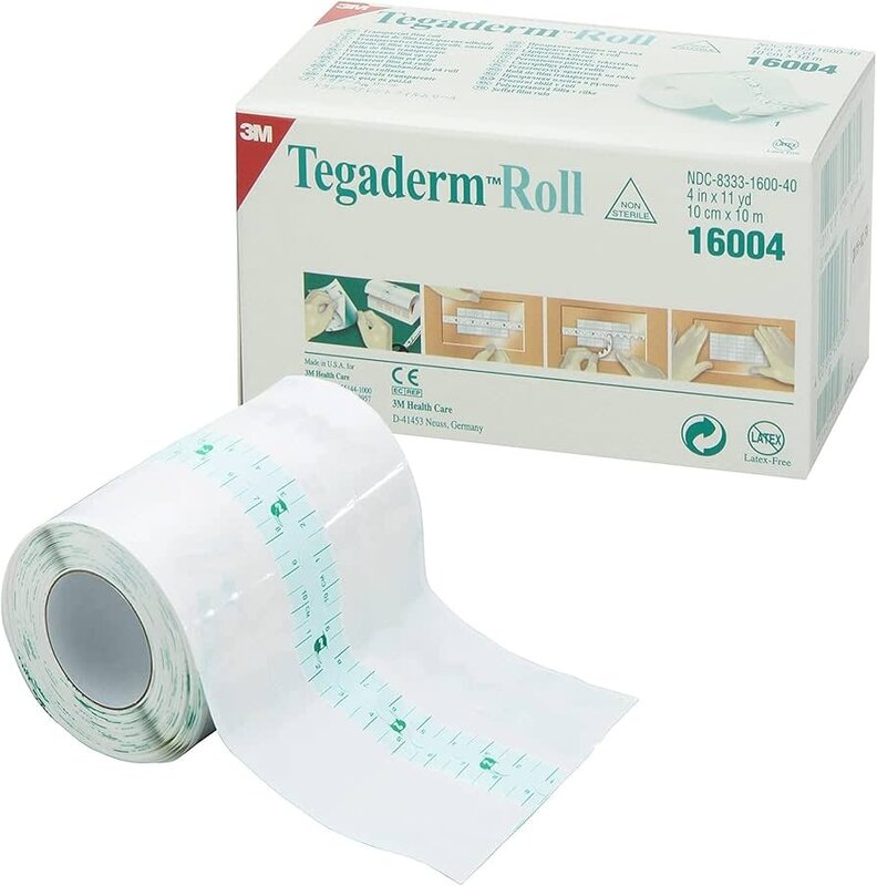 Tegaderm Film Roll, Transparent, 10CM X 10M Roll - Med Supplies