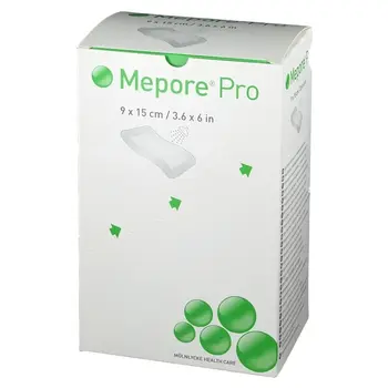Mepore Mepore Pro Adhesive Showerproof Dressing for Low to Moderately Exuding Wounds 9x30 cm