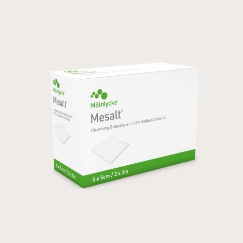 Mesalt Mesalt Sodium Chloride Dressing - 5 x 5cm 30/bx Single
