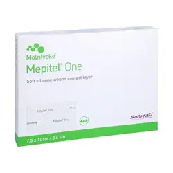 Molnlycke Mepitel One Wound Contact Layer 7.5 x 10 cm - Box of 10