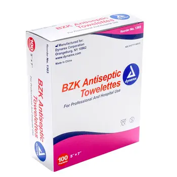 CRD-CardinalHealth Benzalkonium Antiseptic Towelette 8" X 5" 100/Bx
