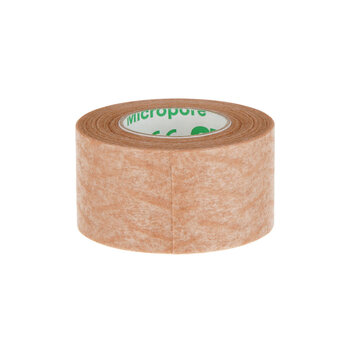 3M 3M Micropore Tan Paper Tape 1 in x 10 yd - Box of 12 Rolls
