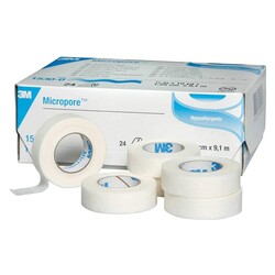 3M 3M Micropore Surgical Tape 1/2"x10yd 24/bx
