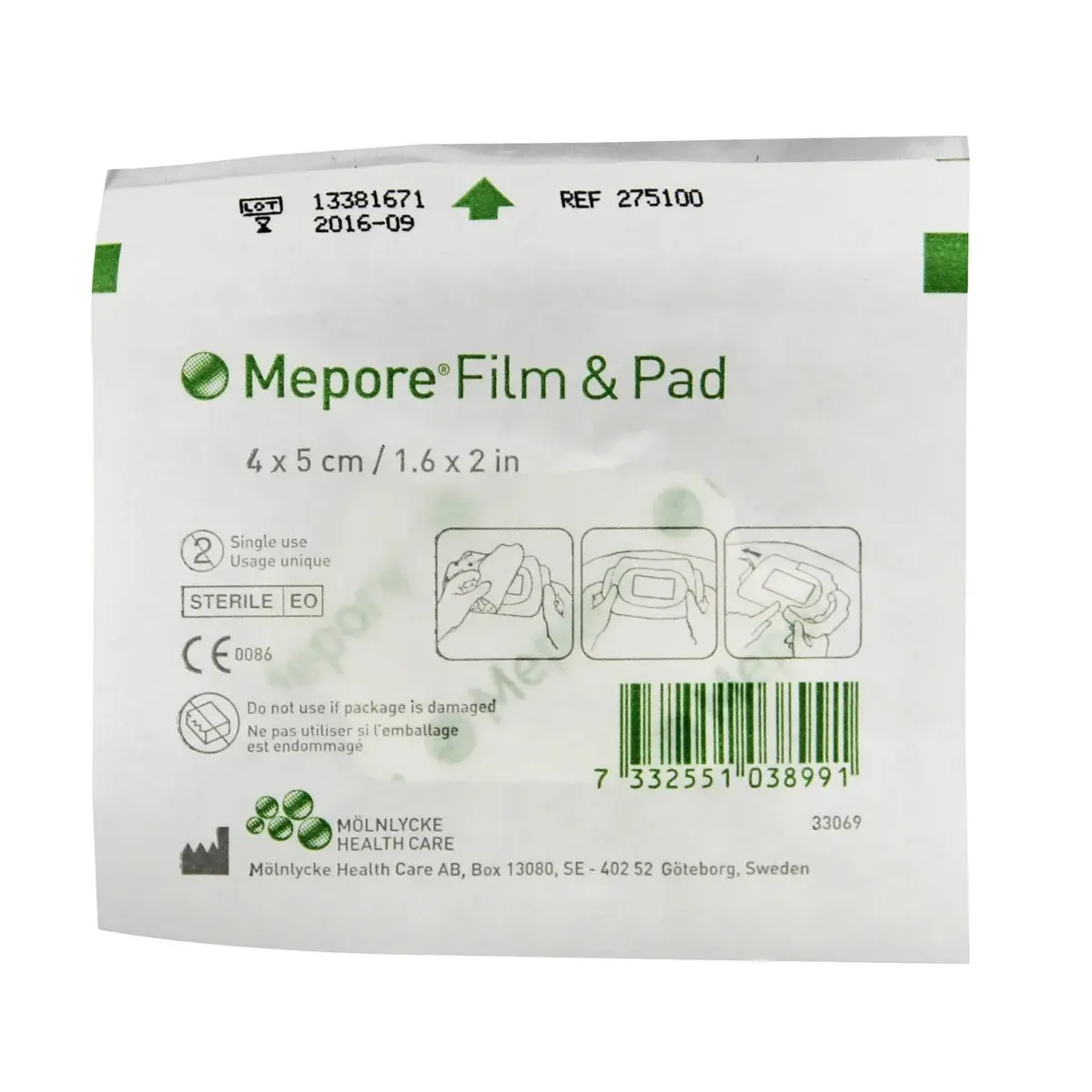 Mepore Mepore Film And Pad Dressing 4cm X 5cm 85/Bx