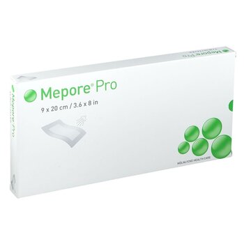 Mepore Mepore Pro Adhesive Showerproof Dressing for Low to Moderately Exuding Wounds 9x20 cm 30/bx single