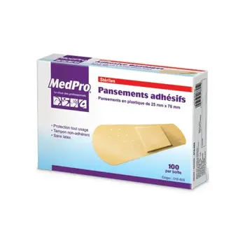 MP-MedPro Medpro Adhesive Bandages 1" X 3" 100/bx