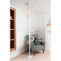 Stander Wonder Pole-White Base Plate