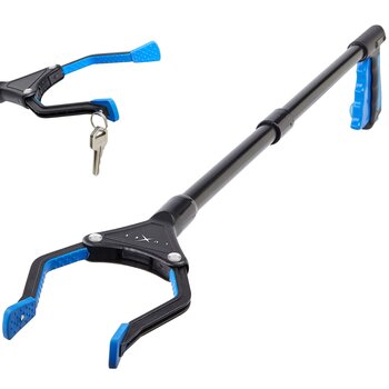Tosucs Grabber Reacher Tool with Magnetic Tip 32" Foldable Upper Grabber Reacher for Elderly Long Handy Trash Claw Grabber with Grip