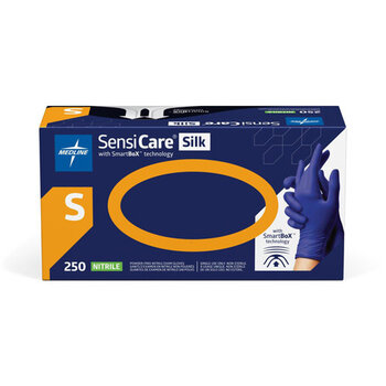 SS-SensiSilk SensiCare Silk Nitrile Examination Glove 250/bx Small