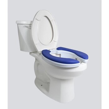 MOBB MOBB-2” Adjustable Raised Toilet Seat  Fits Most Standard & Elongated Toilets