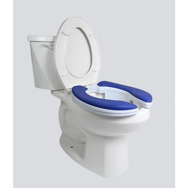 MOBB MOBB-2” Adjustable Raised Toilet Seat  Fits Most Standard & Elongated Toilets