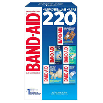 BND-BAND-AID Band-aid Adhesive Bandages Multipak 220-count