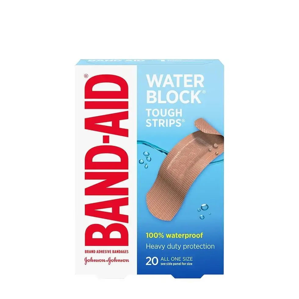 BND-BAND-AID Band-Aid™ Water Block Flexible bandages, 100% Waterproof, All One Size, 20Ct