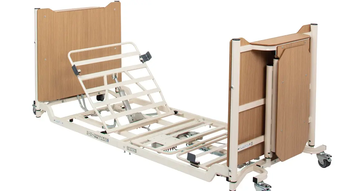 Drive Medical Low Height Solite Bed Foot Deck Assembly w/Curved Ends