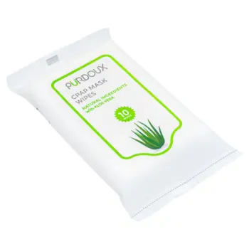 Purdoux Purdoux™ CPAP Mask Wipes Travel Box Aloe Vera single