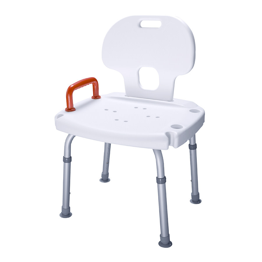 Parsons Parsons Shower Seat w/ Back 250lbs Red Handle