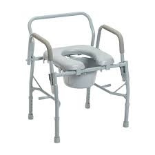 Drive Medical Drop Arm Steel Commode
