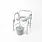 Drive Medical Deluxe Steel Drop Arm Commode