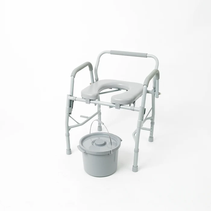 Drive Medical Deluxe Steel Drop Arm Commode