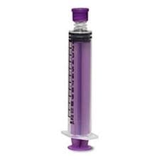 Monoject - MJ Monoject Oral/Enteral Syringe Purple Enfit 12ml Sterile 80/Bx