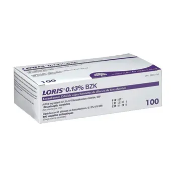 LRS-Loris LORIS™ Skin Antiseptic 0.13% BZK Wipe W127mm x L200mm