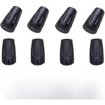 ZHIHUITL Rubber Walking Stick Tips for Hiking Poles 8/Bx