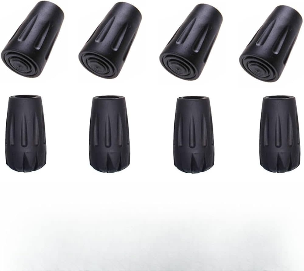 ZHIHUITL Rubber Walking Stick Tips for Hiking Poles 8/Bx