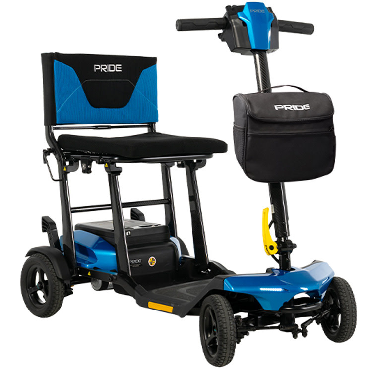 Pride Mobility Pride Go Go Super Portable Scooter Folds to A compact 12" Height 300 lb. weight capacity