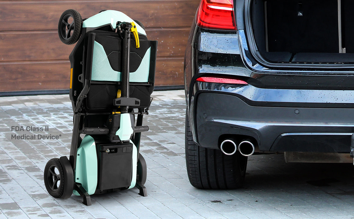 Pride Mobility Pride Go Go Super Portable Scooter Folds to A compact 12" Height 300 lb. weight capacity