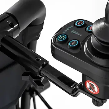 Pride Mobility Pride Jazzy Carbon 27/HD  Headrest Attendant Controller Bracket