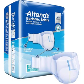 Attends Attends bariatric underwear XXL 12/BAG