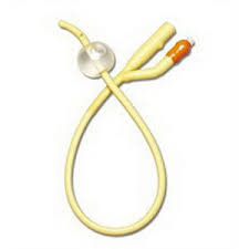 MedLine Catheter Foley Silicone Coated Coude Tip 2-Way 14fr 10cc Sterile