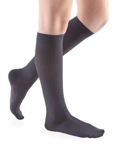 Mediven Mediven Vitality Compression Stockings Knee High Charcoal 6 Calf Regular 20-30 mmHg