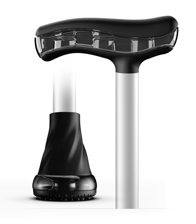 Drive Medical M+D Air-Cane Airgonomic™ Technology with Air Handle and Flex Grip