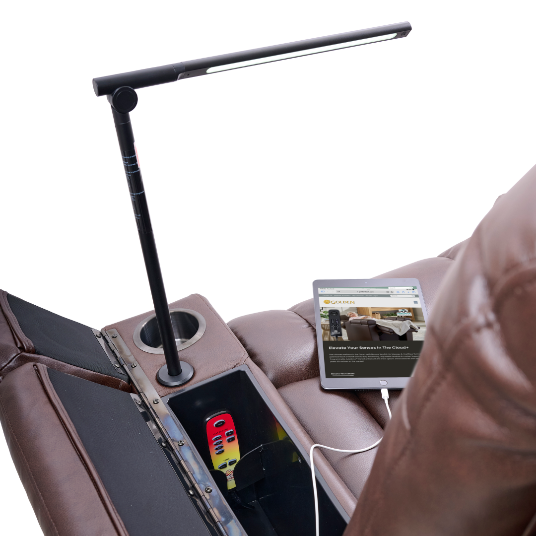 Golden PL442  Golden Deluna Series-Rhea Power Lift Chair With Heatwave (  Four Comfort Zone)