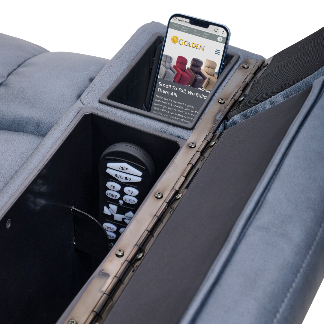 Golden PL442  Golden Deluna Series-Rhea Power Lift Chair With Heatwave (  Four Comfort Zone)