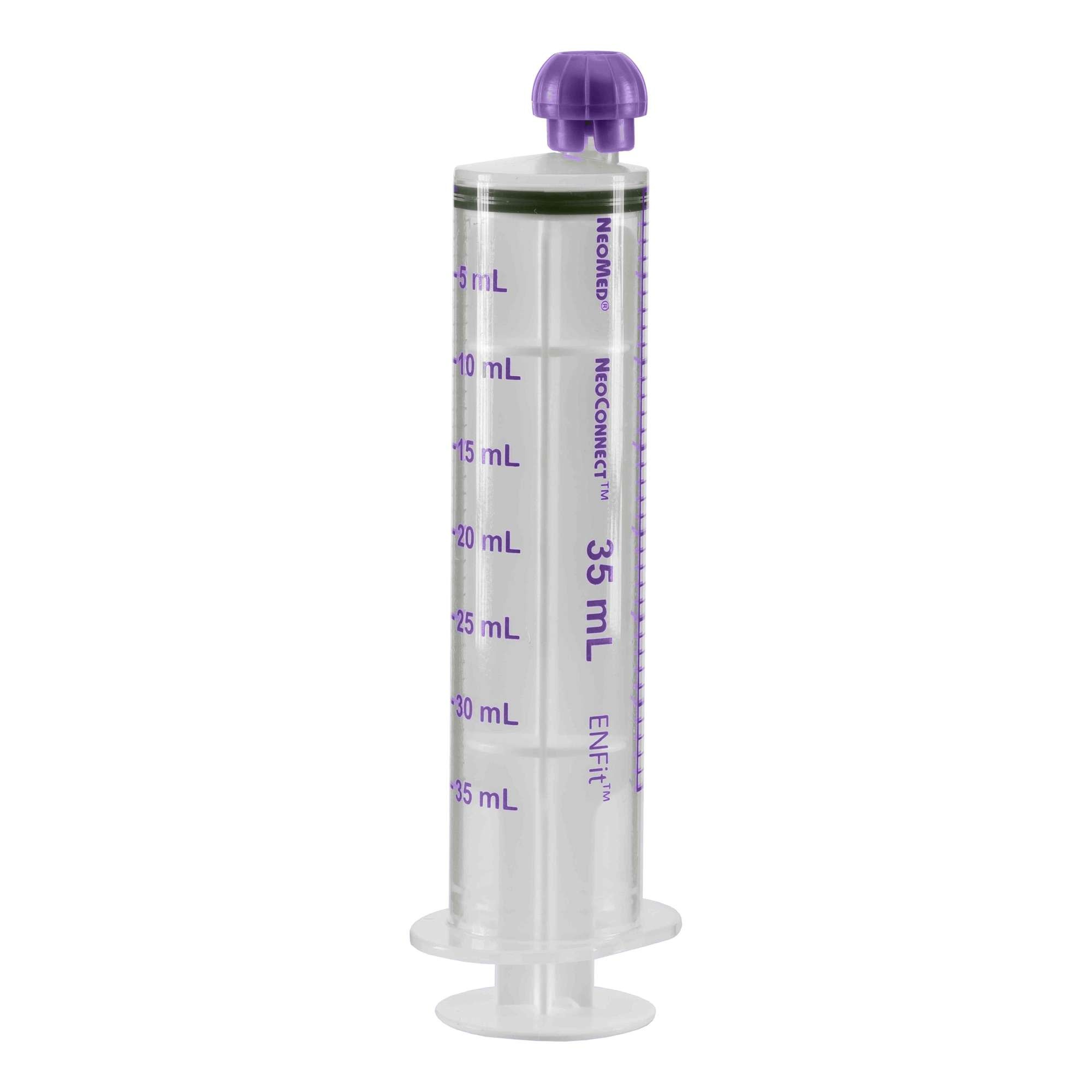 NEOMED Neomed Oral/Enteral Syringe 60ml W/ Enfit Connector & Neoconnect Tip Purple Sterile 100/Bx