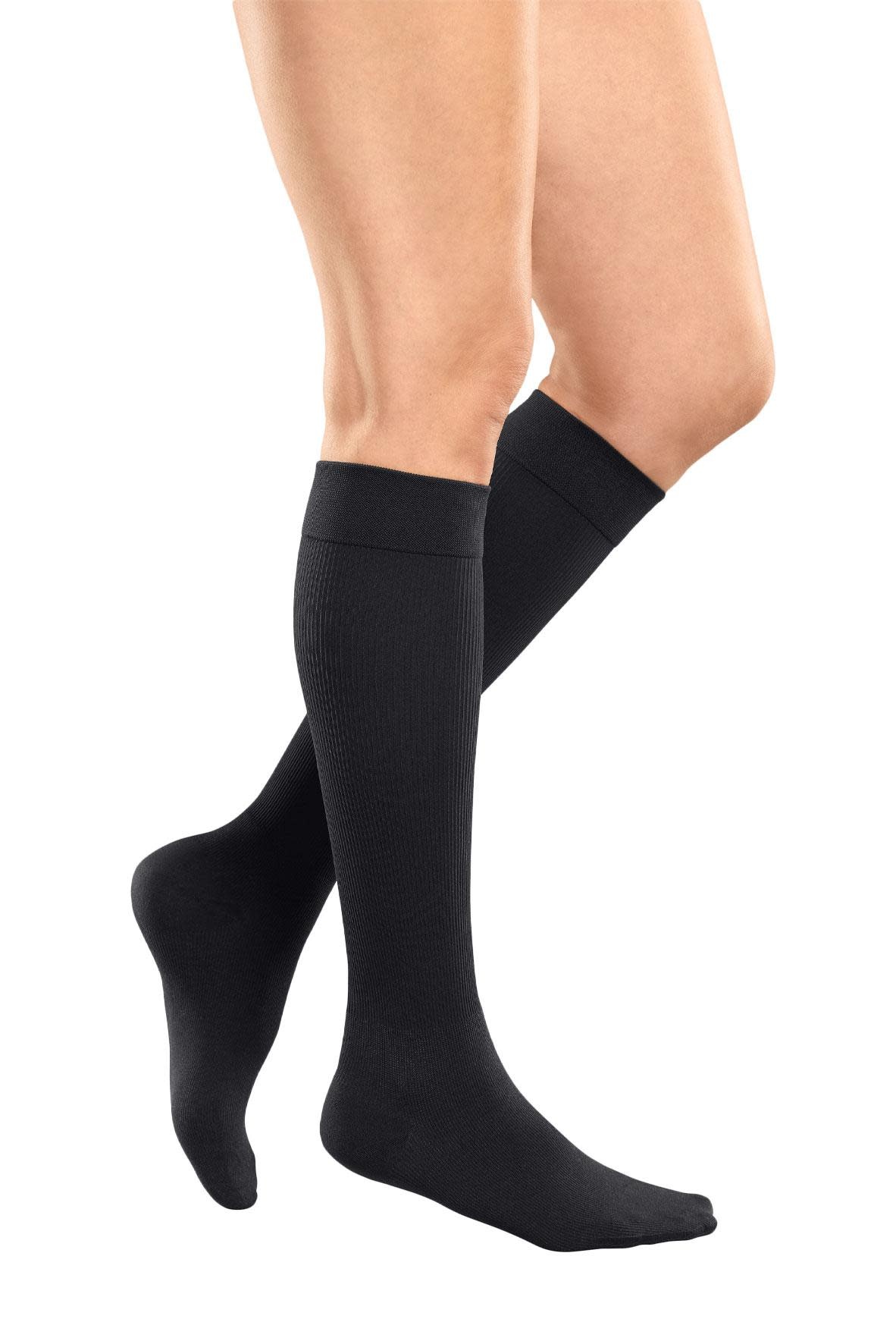 Mediven Mediven Angio 20-30 mmHg Compression Knee High Black Petite Size 2