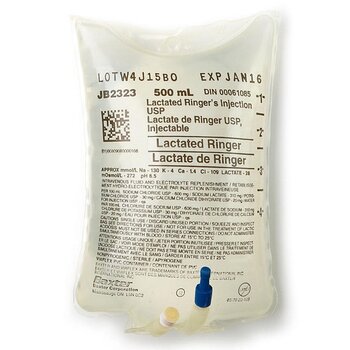 Baxter Baxter Lactated Ringer's Injection IV Solution USP  500mL