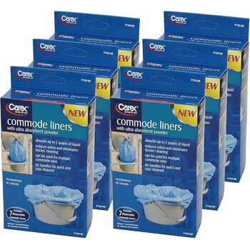 Carex Carex Commode Liners 72/bx Eco Pack single