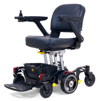 Golden Golden Buzzaround CarryOn Folding Power Wheelchair Blue/Red GP130