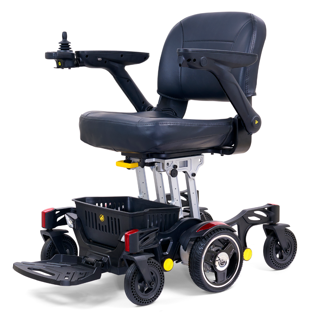 Golden Golden Buzzaround CarryOn Folding Power Wheelchair Blue/Red GP130