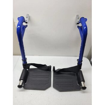 Drive Medical Drive Wallaby Footrest Blue Pair
